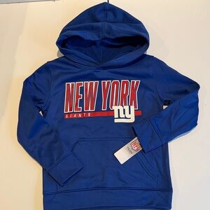 NFL Youth Blue New York Giants Logo Hoodie sizes 4/5 8/10 12/14 16/18 BOYS NWT